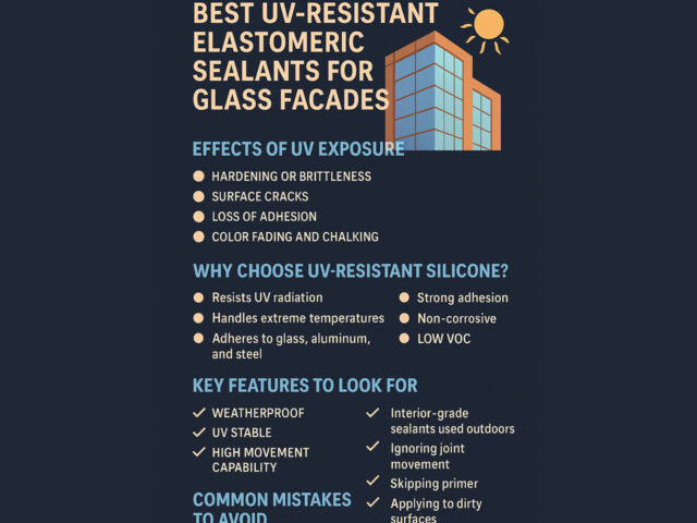Best UV Resistant Elastomeric Sealants for Glass Facades
